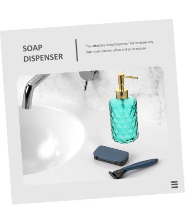 3oz Cucumber Glass Lotion Bottle with Lid - Travel-Ready Storage Container & Dispenser for Soap | Ideal for Bathroom Use - Buy Online on GoSupps.com