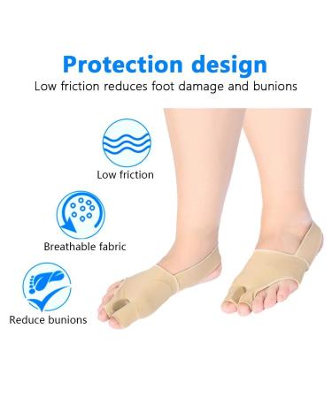 YUYTE Hallux Valgus Corrector Orthotic Braces for Bunion Alignment [Large] - Toe Separator for Men and Women - Buy Online on GoSupps.com