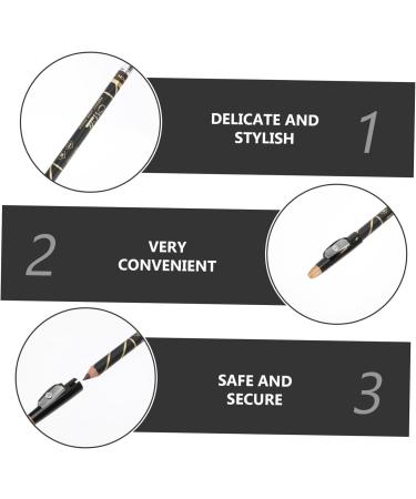 TOVINANNA 4pcs Two-in-one Eyebrow Pencil Pull Line Eyebrow Pencils Wooden Eyebrow Powder Eyebrow Comb Woman - Buy Online on GoSupps.com