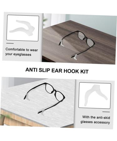Uonlytech 30 Pair Anti-Slip Silicone Glasses Holder | Perfect for Glasses & Sunglasses - White - Buy Online on GoSupps.com