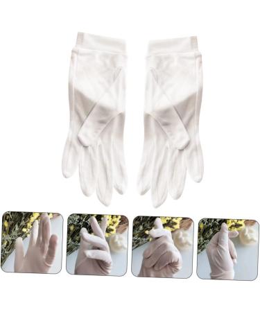 FRCOLOR 1 Pair of Care Gloves Hand Beauty Gloves Paraffin Bath Mittens Hand Accessory Lotion Moisturising Mitten Breathable Beauty Products White Mulberry Silk - Buy Online on GoSupps.com