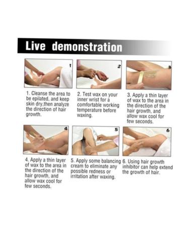 FOMIYES Wax Bead Painless Hair Removal Depilatory Hard Wax Beans for Smooth Skin | International Shipping Available - Buy Online on GoSupps.com