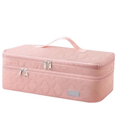 Hair Dryer Case Hair Dryer Carrying Bag Hair Tool Carrying Travel Bag Double-Layer Travel Case Large Capacity Hair Accessories Organizer Bag Storage Bag For Hair Dryer Styling Tools
