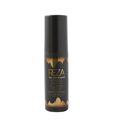 Reza Vacation in a Bottle Sea Spray: Luxury Volumizing Hair Spray  Adds Texture and Fullness  Sulfate Free  Paraben Free  Tames Frizz  for All Hair Types  4 Fl. Oz.