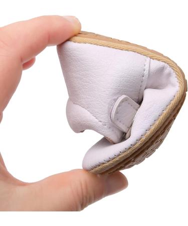 RVROVIC Baby Girl Moccasins Princess Mary Jane Flat Shoes 12-18 Months - White - Buy Online on GoSupps.com