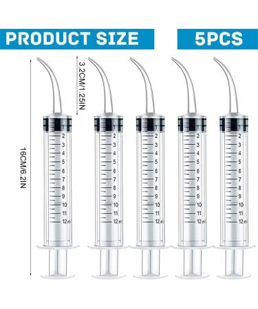 Tonsil Stone Remover & Wisdom Teeth Cleaner | Dental Irrigation Kit with Curved Tip for Oral Care | 5 Pcs - Buy Online on GoSupps.com