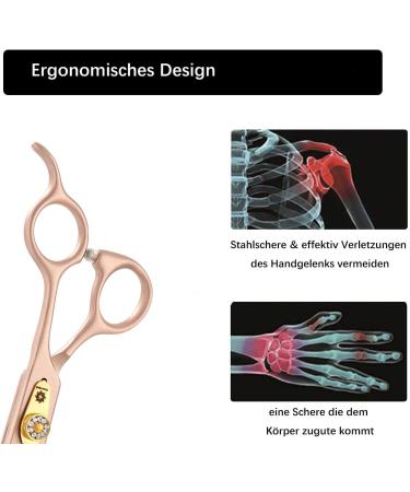 Dream REACH 7-Inch Professional Pet Care Chunker Scissors - Effy 440C Japanese Stainless Steel Dog & Cat Grooming Shears with 25%-35% Thinning Rate - Buy Online on GoSupps.com