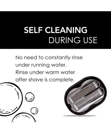 Premium Omnishaver Cartridge Refill Kit - Self-Cleans & Strops - Durable & Comfortable - 4 Cartridges - Buy Online on GoSupps.com
