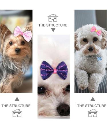 Buy Luliyldj 10-Piece Dog Hair Clips & Grooming Accessories | Bowknot Headgear for Small & Medium Dogs and Cats | Pet Care Essentials - Buy Online on GoSupps.com