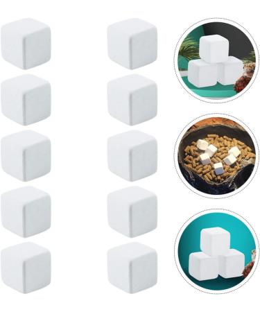 Mipcase Tortoise Calcium Cube 50 pcs Professional Reptile Tank Substrate Calcium Cubes Safe Turtle Grinding Blocks (White) Tortoise Tank Supplies Whitex5pcs 1.4X1.4X1.4CMx5pcs - Buy Online on GoSupps.com