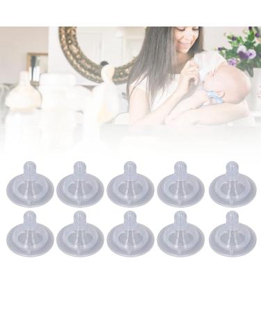 Silicone Baby Pacifier Nipples - 10pcs Baby Bottle Feeding Replacement for 0-6 Months - Buy Online on GoSupps.com