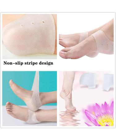 Silicone Gel Heel Cushion 3 Pairs for Plantar Fasciitis & Heel Pain Relief | Healing Pads for Cracked Heels - Unisex - Buy Online on GoSupps.com