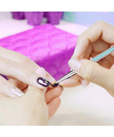 Nail Design Brushes Set - 5 Pcs Nail Liner, Painting, Dotting Pen | Nail Art Design Tools - Buy Online on GoSupps.com