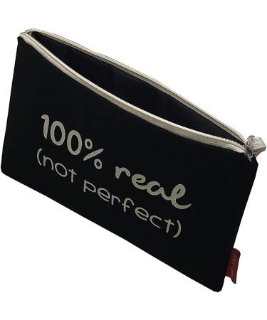 Hello Bags: Stylish Cotton Make-up Bag & Wristlet Handbag | 100% Real | Ecru & Black | Gift-Ready - Buy Online on GoSupps.com
