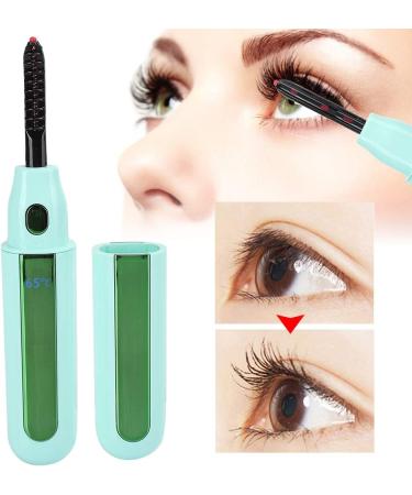 Eyelash Curler Electric Fast Heating Long Lasting Tool for Makeup Green USB Charging - Buy Online on GoSupps.com