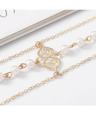 Runmi Pearl Hairpiece - Gold Headband Wedding Hair Accessories for Women & Girls | International Shipping - Buy Online on GoSupps.com