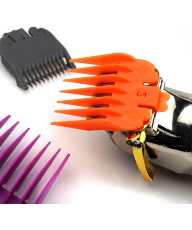 10pcs Wahl Professional Hair Clipper Guide Combs Replacement Guards - Assorted Colors - Buy Online on GoSupps.com