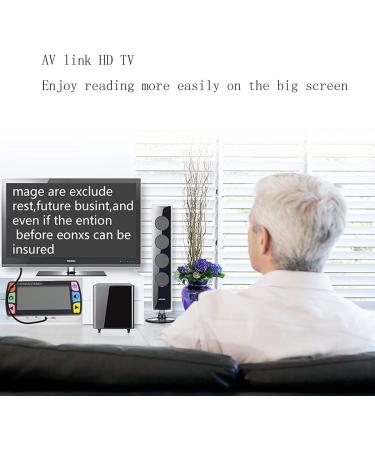 Portable Digital Magnifier 4.3 Inch Portable Digital Magnifier Handheld Low Vision Digital Magnifier 6X-16X Times Zoom Electronic Reading Aid for Elderly Visually Impaired People to Read - Buy Online on GoSupps.com
