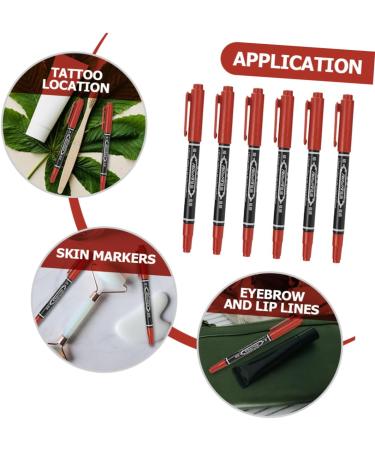 Hemoton 18 Pcs Tattoos Position Marker Eyebrow Pen Tattoos Using Pen Marking Pen Eyebrow Pencil Ink - Buy Online on GoSupps.com