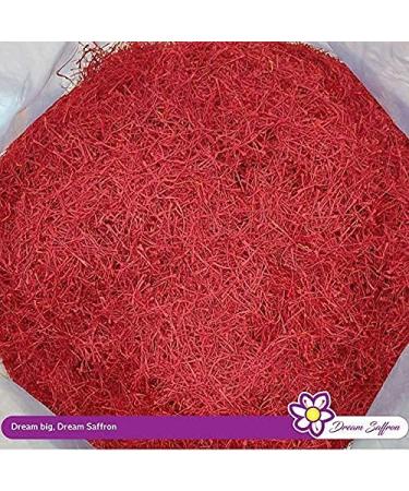 Dream Saffron Premium All-Red Afghan Saffron Threads - 1.0 Gram - Grade A+ Super Nagin Saffron for Cooking, Persian Tea, Paella & Risotto - Buy Online on GoSupps.com