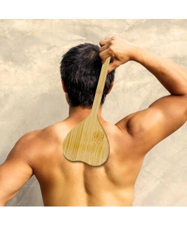 Premium Wooden Back Scratcher - 40cm Long Handle for Comfortable Back & Waist Massage - Perfect Back Relief Tool - Buy Online on GoSupps.com