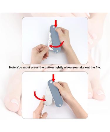 3 In 1 Foot File Callus Remover Foldable Pedicure Foot Rasp with 3 Sides Foot Scraper Shaving Cracked Heel Hard Dead Skin Remover to Remove Callus Corns Foot Smoother for Feet Care (Gray) - Buy Online on GoSupps.com