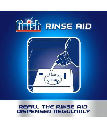 Finish Rinse Aid Lemon 800ml - For Shinier and Drier Dishes | Pack of 1 - Buy Online on GoSupps.com