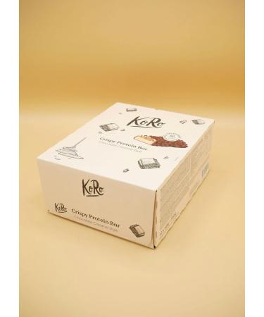 KoRo - Chocolate Caramel Crunchy Protein Bar 12 x 60g - High in protein - No added sugar* - Caramel cookie dough flavor - Buy Online on GoSupps.com