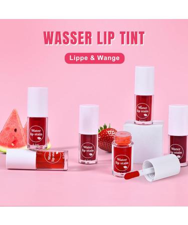 EONFAVE Lipstick waterproof long lasting matte quick drying tinted lip gloss lightweight and soft highly pigmented fruit flavor lip stain for lips and cheeks - Buy Online on GoSupps.com