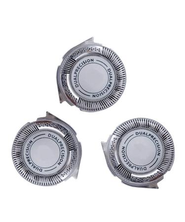 Replacement Shaver Heads Compatible with Philips Norelco Shavers AT811 S5000 AT815 HQ7100 HQ7310 AT830 AT875 AT880 PT720 PT730 AT810 HQ6090 7800XL HQ8 Dual Precision Razors 3 Pack