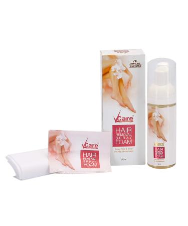 5-Minute Hair Removal Cream for Bikini Line & Underarms - Effective Spray Foam (50ml) | Fast Shipping Worldwide - Buy Online on GoSupps.com
