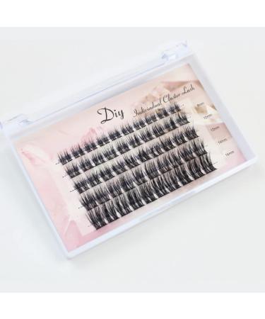 50PCS Mixed Wispy False Eyelash Clusters, C/D Natural Curl DIY Extension Lashes - Reusable Faux Mink Fluffy Soft Fake Eyelashes Set for Women - Buy Online on GoSupps.com