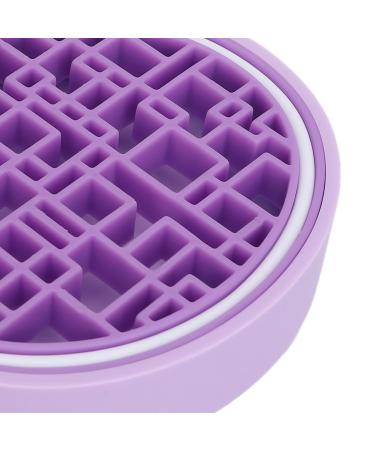 Cat Shaped Makeup Brush Cleansing Bowl - Skin Friendly & Durable Daily Use Mat (Purple) | Shop Internationally - Buy Online on GoSupps.com