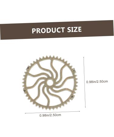 Lurrose 7 Sets Nail Decoration Necklaces Jewlery A Necklace Diy Gears for Crafts Punk Necklace Pendant Metal Gear Charms Jewelry Gear Hanging Gear Pendant Gear Design Pendants Mechanical - Buy Online on GoSupps.com