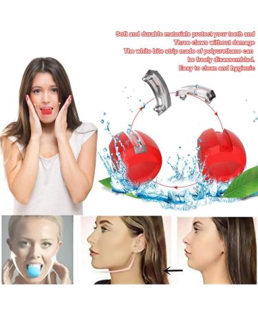 Jawline Trainer with 3 Resistance Levels - Jaw Exerciser for Men & Women | Kiefer Exerciser in Blue Red & Purple - Enhance Your Jawline Today! - Buy Online on GoSupps.com
