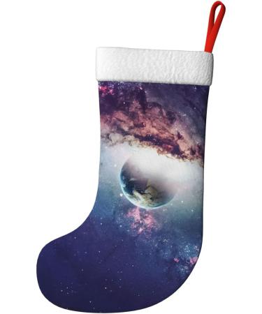 Ffexs Watermelon New Year Christmas Velvet Socks - Abstract Universe Design One Size - International Shipping Available - Buy Online on GoSupps.com