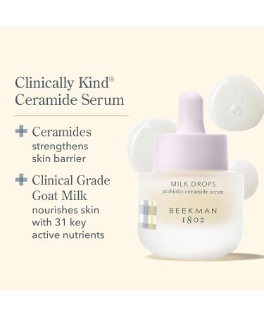 Beekman 1802 Goat Milk Minis Skincare Set - Travel-Friendly Squalene Toner Ceramide Serum & Moisturizer - Fragrance Free & Cruelty Free - Buy Online on GoSupps.com