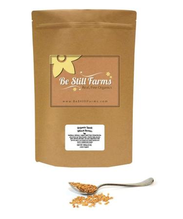 Be Still Farms Organic Spelt Wheat Berries (5lb) Grind Wheat to Organic Spelt Flour for Spelt Tortillas or Spelt Crackers - Use Whole Wheat Berries Organic to make Spelt Bread Organic - Ancient Grain 5 Pound (Pack of 1)