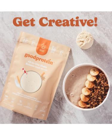 Good Protein Vegan Plant-based Protein Powder 100% Natural Non-GMO Dairy-free Gluten-free Soy-free No Added Sugar and Nothing Artificial. Chai Latte All-in-One Shake 440 grams Chai Latte 440 g - Buy Online on GoSupps.com
