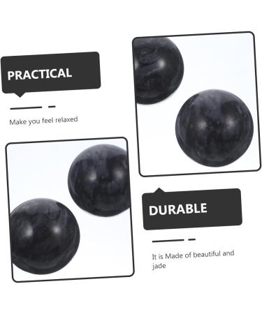 Coolhiya 2 STK Jade Massage Balls - Hand & Fascia Rollers for Adults | Anti-Stress & Health Benefits | Chinese Fitness Products for Women - Buy Online on GoSupps.com