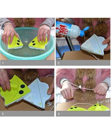 Magnetic Glass Wipe Double-Sided Glass Cleaner Strong Magnetic Double-Layer Hollow Window Cleaner Artifact Household Brush Scraping High-Rise Cleaning And Cleaning Tools - Buy Online on GoSupps.com