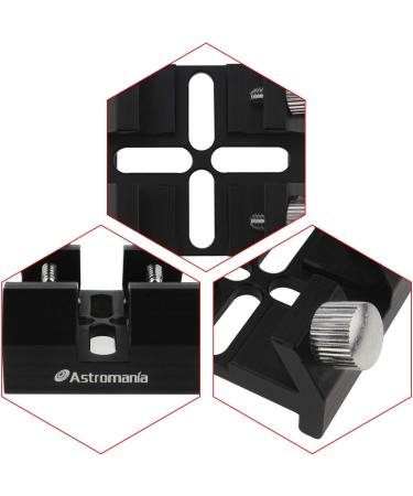 Astromania Universal Dovetail Base for Finder Scope - 10.2-30.2MM Hole Spacing, Ideal for Green Laser Pointer Bracket Installation - Buy Online on GoSupps.com