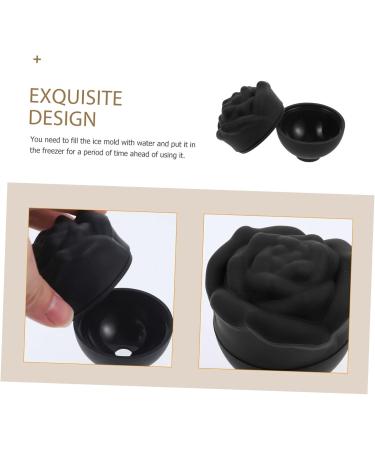 FOMIYES Food Rose Ice Tray - Mini Roller Sphere Ice Cube Mold for Skin Care | Gua Sha Massage Ice Facial Massager | Food Grade Silicone for Refrigerators - Buy Online on GoSupps.com