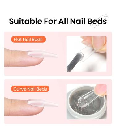 Solid Nail Glue Gel & Mini UV Lamp - Super Strong Adhesion for Press-On Nails & Nail Art DIY - Buy Online on GoSupps.com