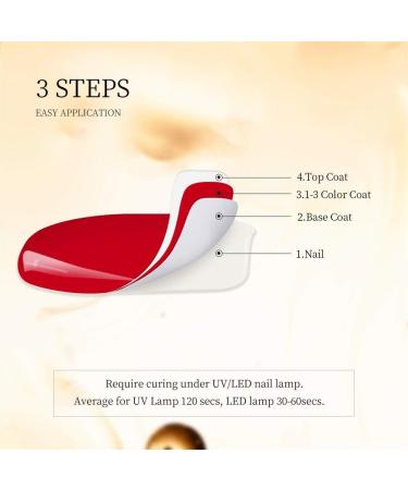 Vishine Top Coat Semi-Permanent Gel Nail Polish UV LED Soak Off 15 ml - Pack of 1 Transparent - Buy Online on GoSupps.com