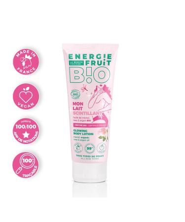 ENERGY FRUIT Body Milk - Mono Rose & Argan | EcoCert Organic 200ml | Hydrating Moisturizer for All Skin Types - Buy Online on GoSupps.com