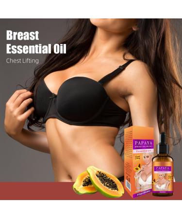 Wenrny Breast Enhancement Essential Oil 2 Pcs 30ml Papaya Breast Enlargement Cream for Firming Plumping Lifting and Nourishing Women Bust Plumping Oil Bust Organic Papaya Enlargement Serum - Buy Online on GoSupps.com