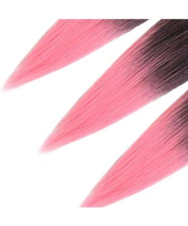 LDMY Pre-Stretched Braiding Hair Extensions - Ombre Black to Pink 8pcs/pack 90g Each - Perfect for Braids & International Shipping - Buy Online on GoSupps.com