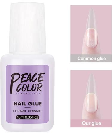 PEACECOLOR Nail Glue 1 PC Professional Strong Nail Glue for Acrylic Nail Broken Nail False Nail 10g Long Lasting PD01-006 - Buy Online on GoSupps.com