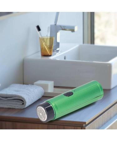 Small Electric Razor - Low Noise Double Mini Shaver for Travel & Home - Green - Buy Online on GoSupps.com